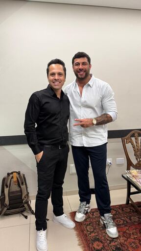 Danilo Bachega com Jesus Luz