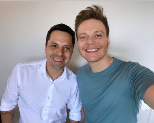 Danilo Bachega com Michel Teló