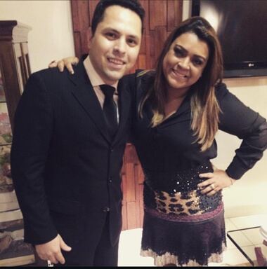 Danilo Bachega com Preta Gil